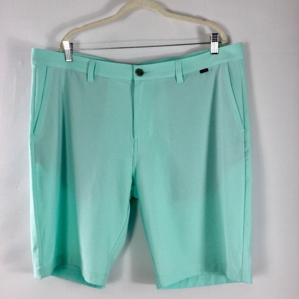 Travis Mathew Sand Harbor Short 9 Inch Heather Turquoise Size 40 NWT - Picture 2 of 7